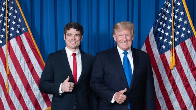 លោក ដូណាល់ ត្រាំ និងលោក ចូ ខេន&nbsp;