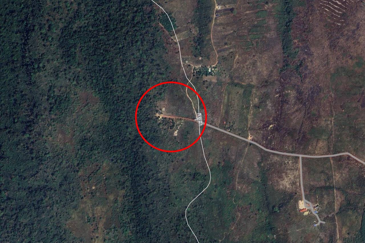 តំបន់ដែលថៃថាកម្ពុជាព្រមរុះរើផ្ទះ។ រូបភាព៖​ Bangkok Post