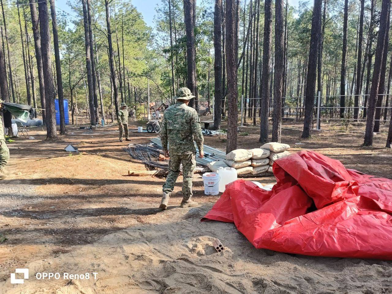 ជនខិលខូចលួចបោះបង្គោលរបងហ៊ុមព័ទ្ធ ដីក្នុងឧទ្យានជាតិគិរីរម្យ។ រូបភាព៖ ក្រសួងបរិស្ថាន