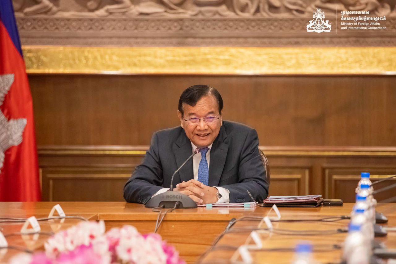 លោកឧបនាយករដ្ឋមន្ត្រី ប្រាក់ សុខុន រដ្ឋមន្ត្រីក្រសួងការបរទេស