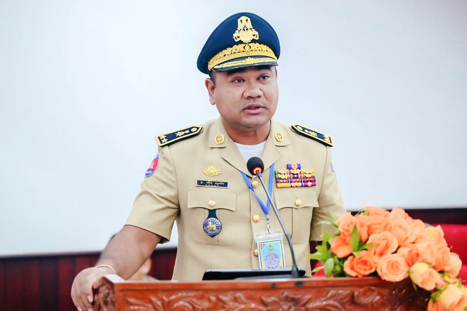 លោកឧត្ដមសេនីយ៍ទោ ឃឹម សុកខៃ ស្នងការនគរបាលខេត្តកំពង់ស្ពឺ