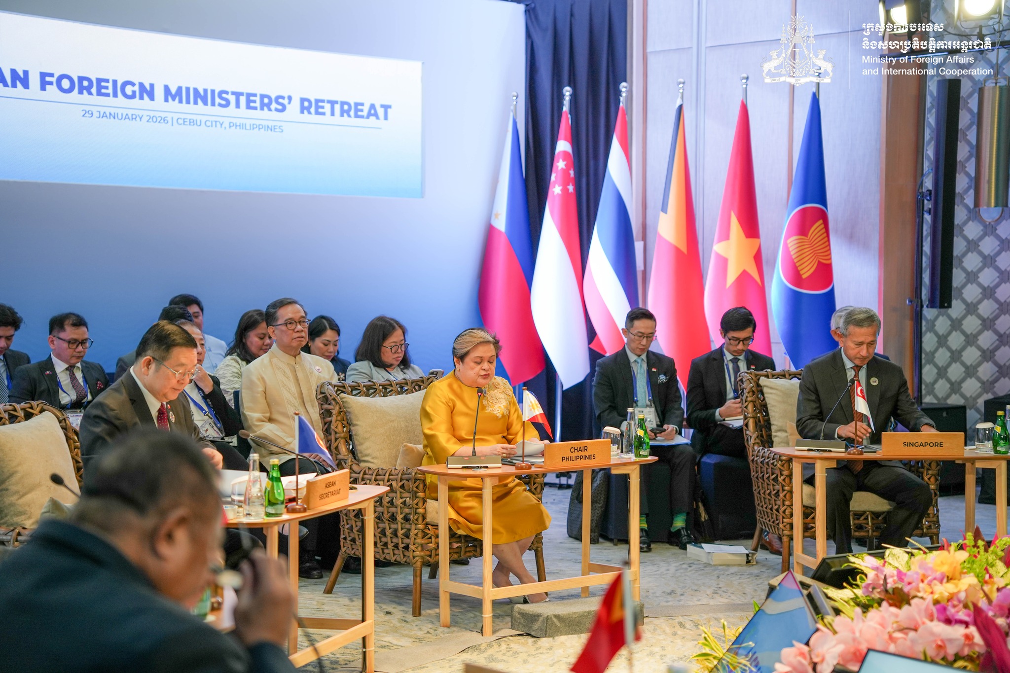 ក្នុងកិច្ចប្រជុំចង្អៀតរដ្ឋមន្ត្រីការបរទេសអាស៊ានឆ្នាំ២០២៦