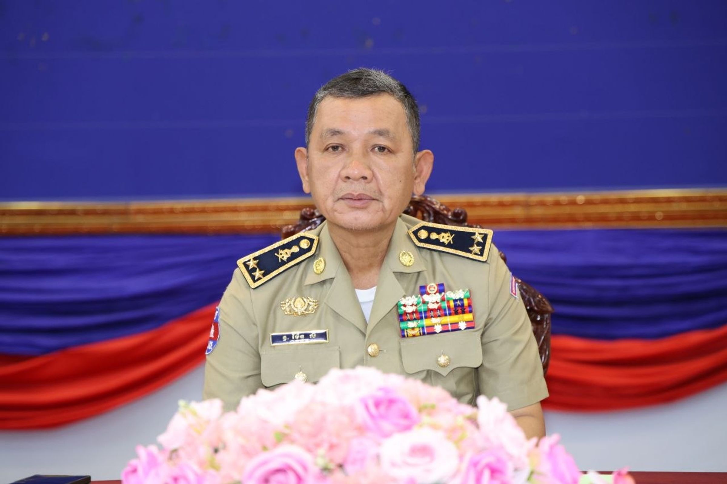 លោកឧត្តមសេនីយ៍ទោ ម៉ែន លី ស្នងការនគរបាលខេត្តតាកែវ&nbsp;