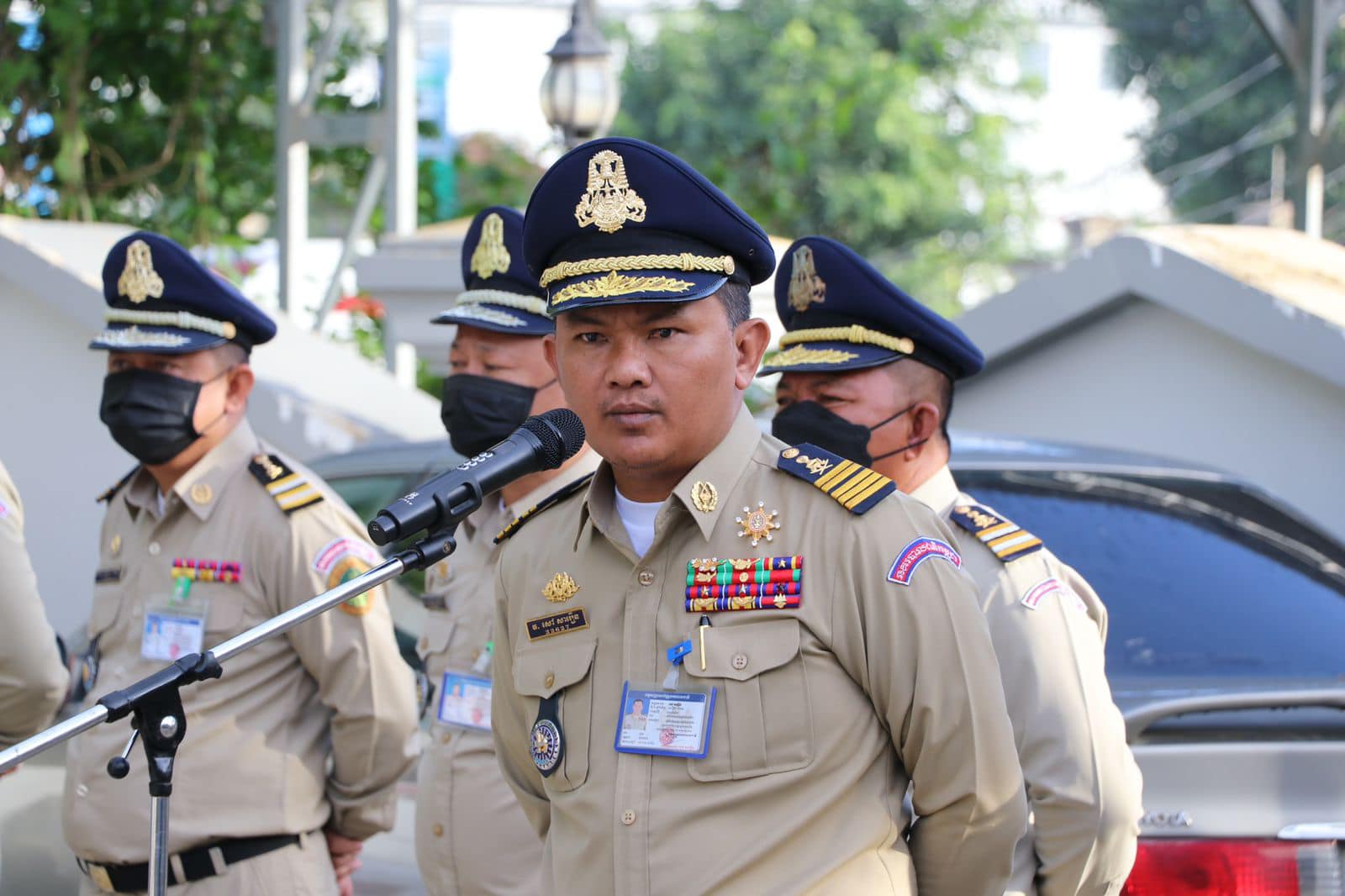 ​លោក​វរសេនីយ៍ឯក ​ សៅ​ សា​រឿ​ន​ អធិការដ្ឋាននគរបាលក្រុងប៉ោយប៉ែត