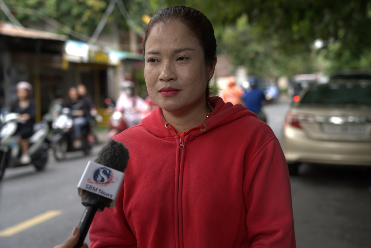 អ្នកស្រី តាំង សុផានី&nbsp;ពលរដ្ឋក្នុងខណ្ឌឫស្សីកែវ&nbsp;&nbsp;