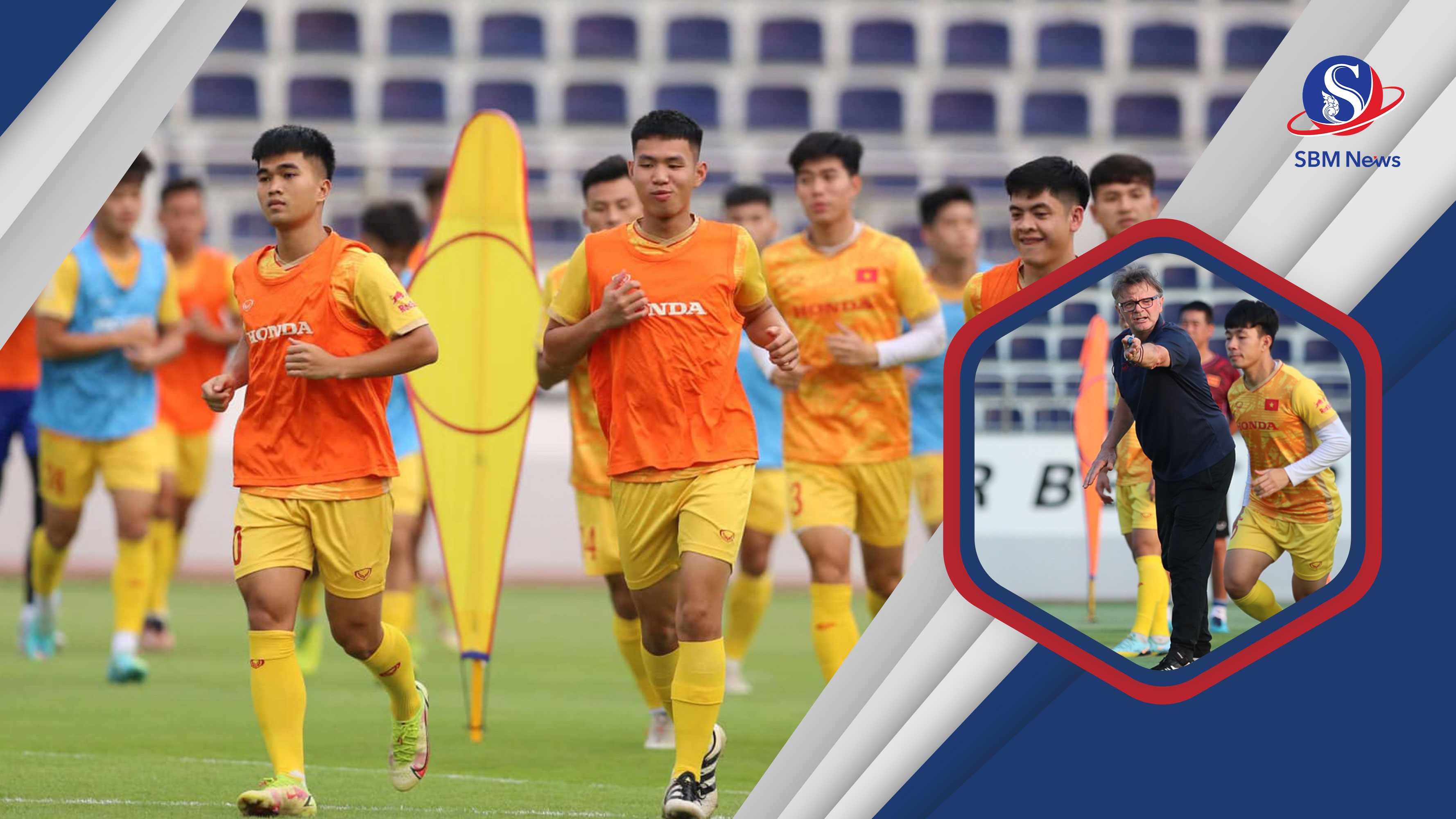 ក្រុមវៀតណាម U-22 មានការប្រកួតមិត្តភាពកម្តៅសាច់ដុំពីរប្រកួត មុនហោះមកកម្ពុជា