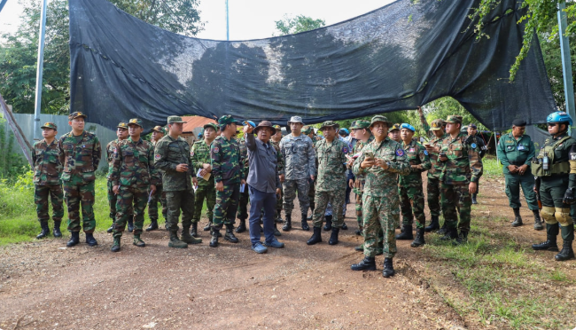 ក្រុមអ្នកសង្កេតការណ៍អន្តរកាល (IOT) ​ចុះទៅភូមិព្រៃចាន់។&nbsp;