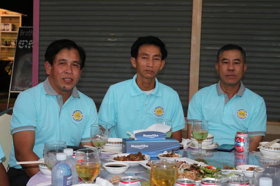 លោក យ៉ង់ តាំងគួយ ប្រធានមន្ទីរវប្បធម៌ និងវិចិត្រសិល្បៈខេត្ត (រូបកណ្តាល)