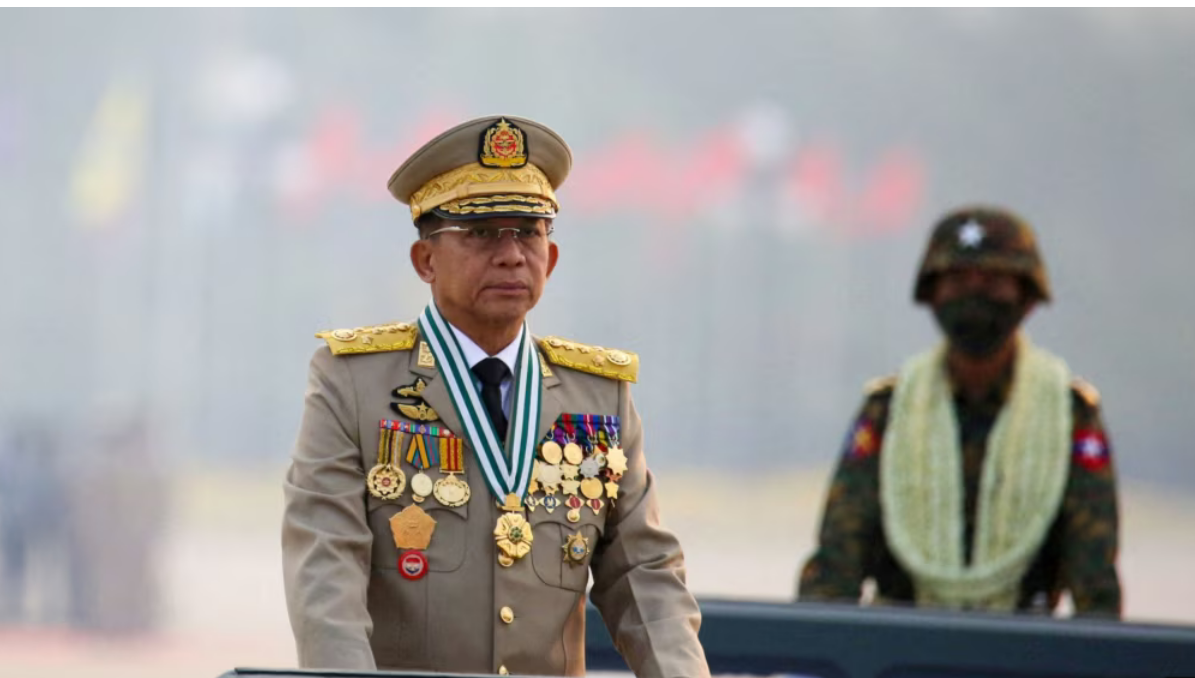 មេដឹកនាំរដ្ឋប្រហារយោធាមីយ៉ាន់ម៉ា លោក មីន អ៊ោង ហ្លាំង