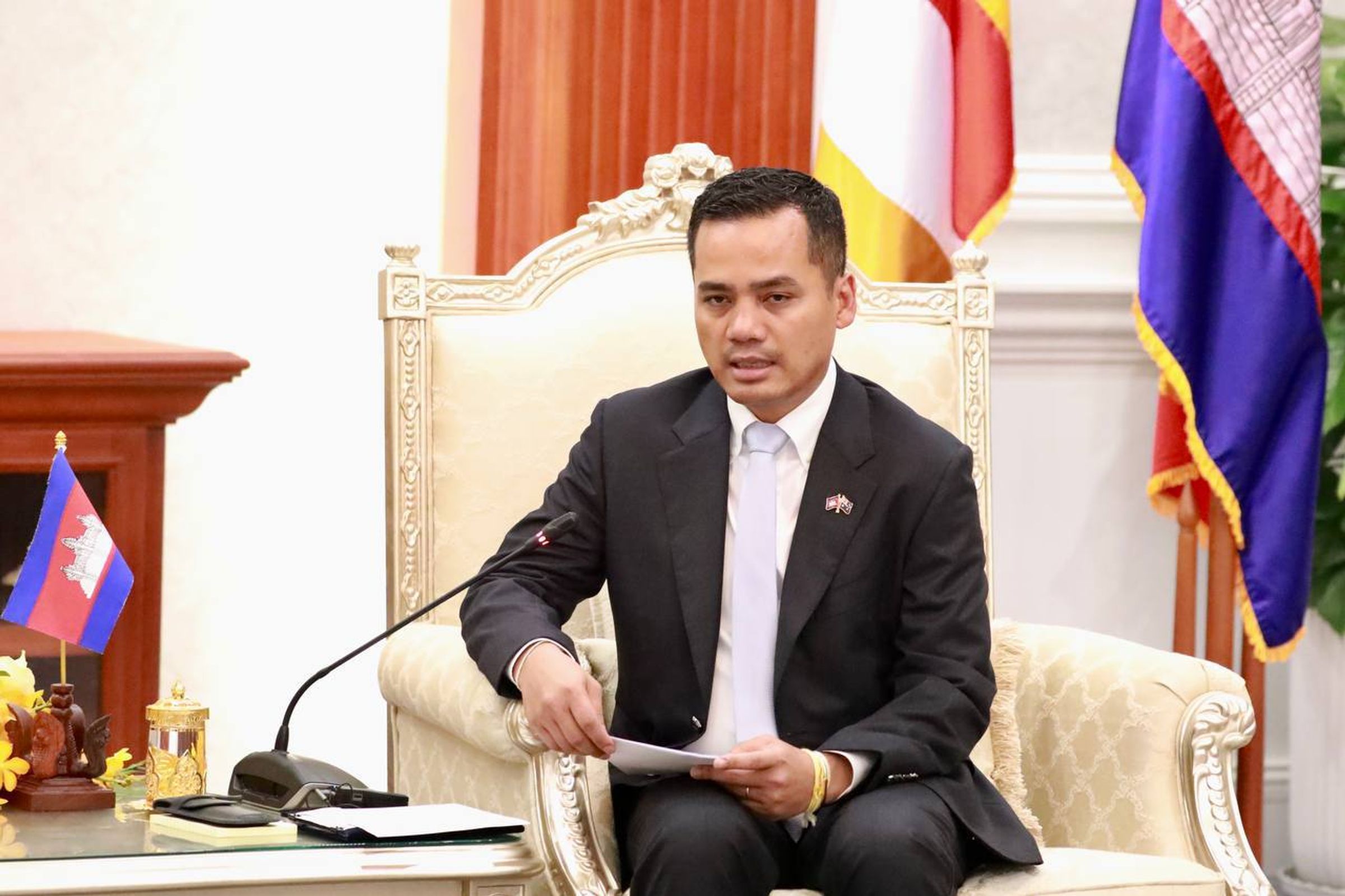 លោក ឧបនាយករដ្ឋមន្ត្រី ស សុខា រដ្ឋមន្ត្រីក្រសួងមហាផ្ទៃ