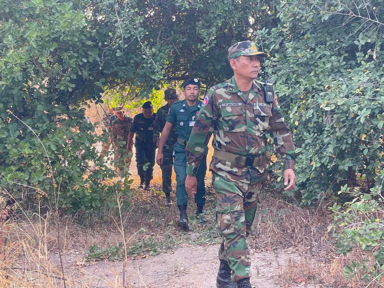 យោធាការពារព្រំដែនខេត្តបន្ទាយមានជ័យ