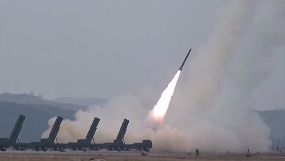 កូរ៉េខាងជើង បាញ់សាកល្បងអាវុធ