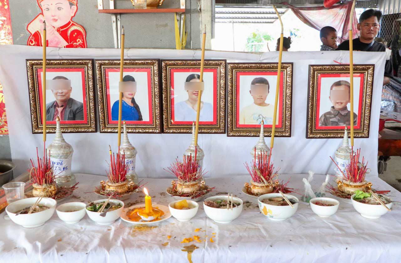 មនុស្ស៥នាក់ និងទារកក្នុងផ្ទៃ ដែលបាត់បង់ជីវិតដោយគ្រោះថ្នាក់ចរាចរណ៍