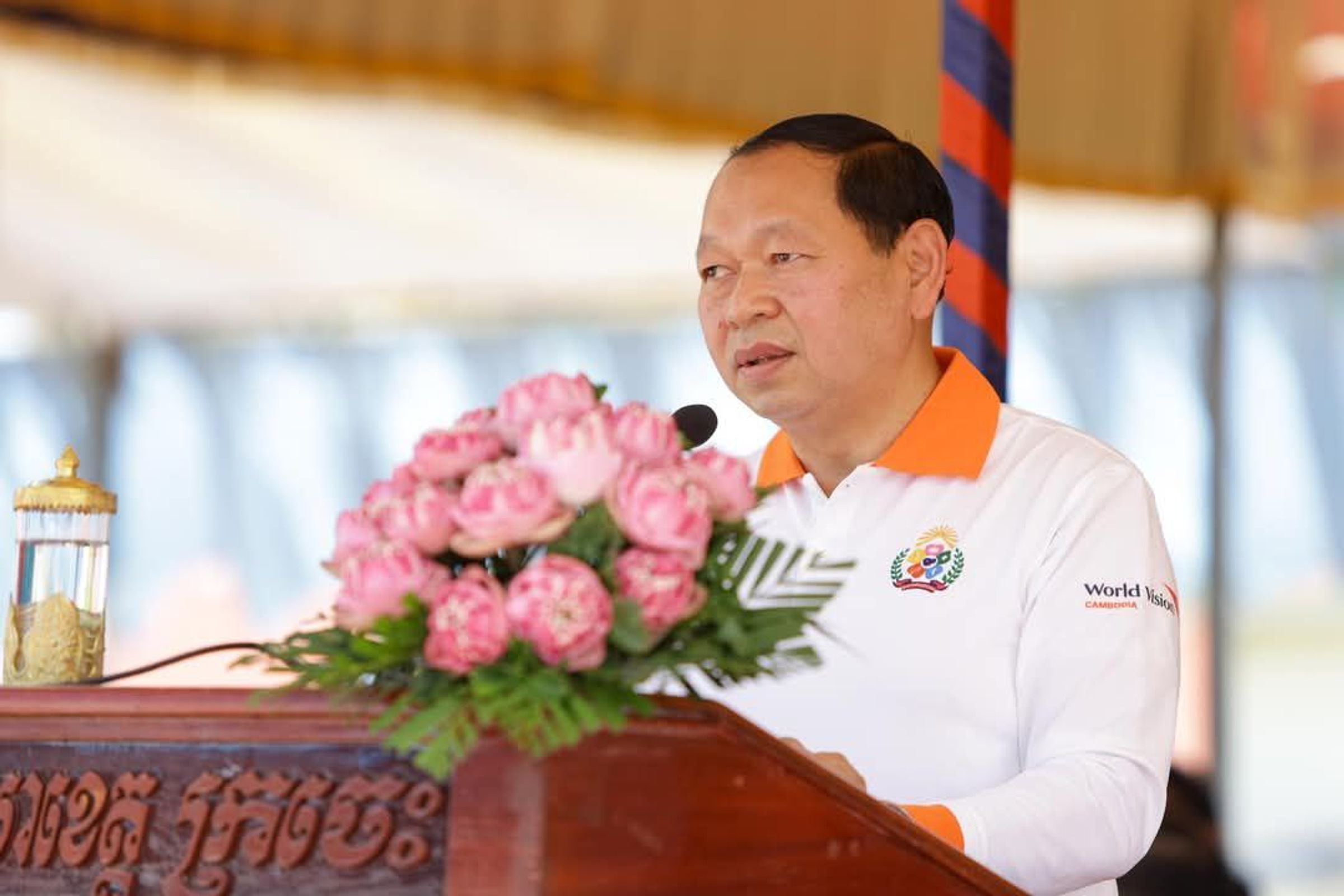 លោក&nbsp;ឆាយ ឫទ្ធិសែន រដ្ឋមន្ត្រីក្រសួងអភិវឌ្ឍន៍ជនបទ