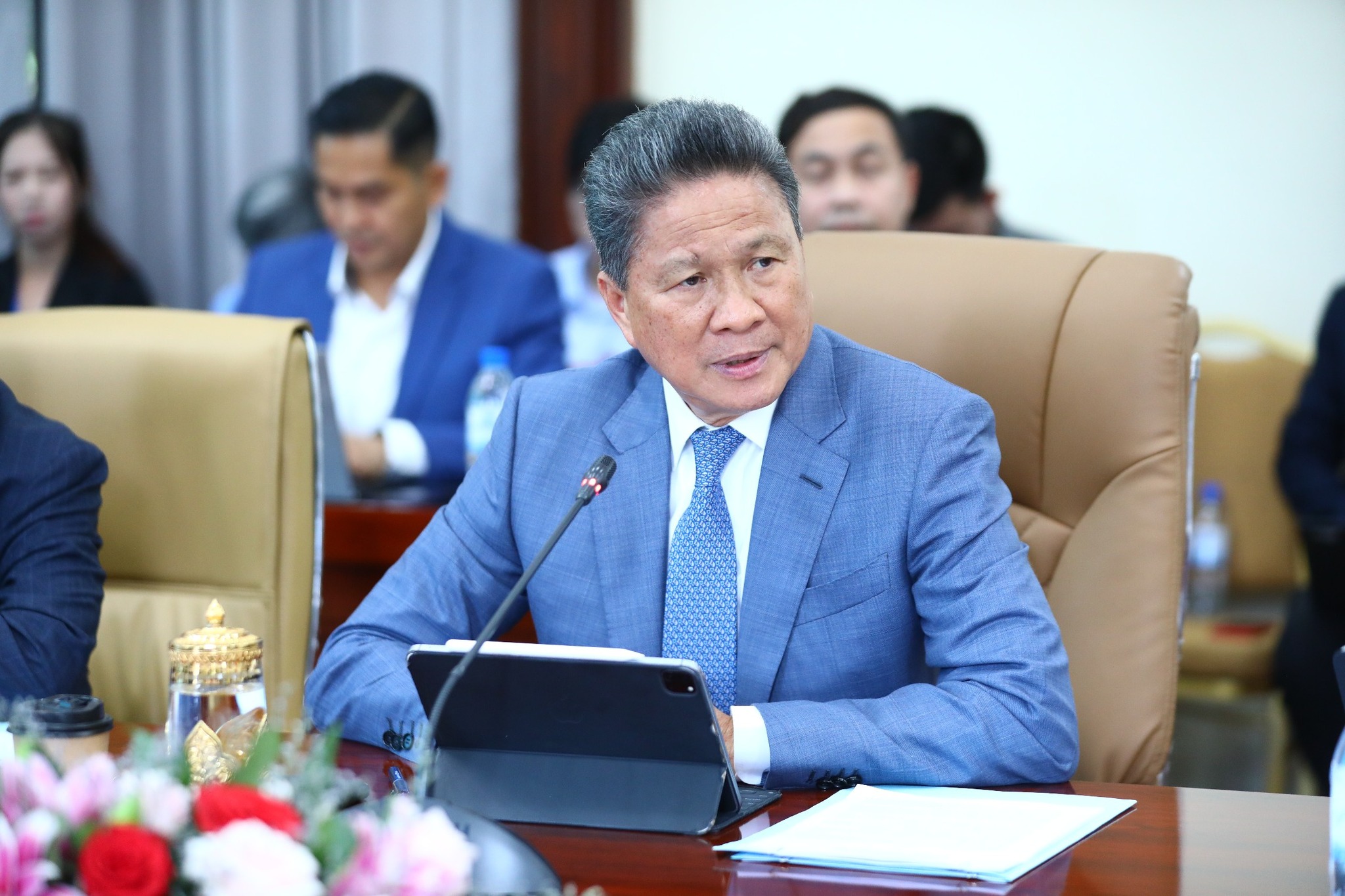 លោក ស៊ុន ចាន់ថុល​ អនុប្រធានទី១ នៃក្រុមប្រឹក្សាអភិវឌ្ឍន៍កម្ពុជា