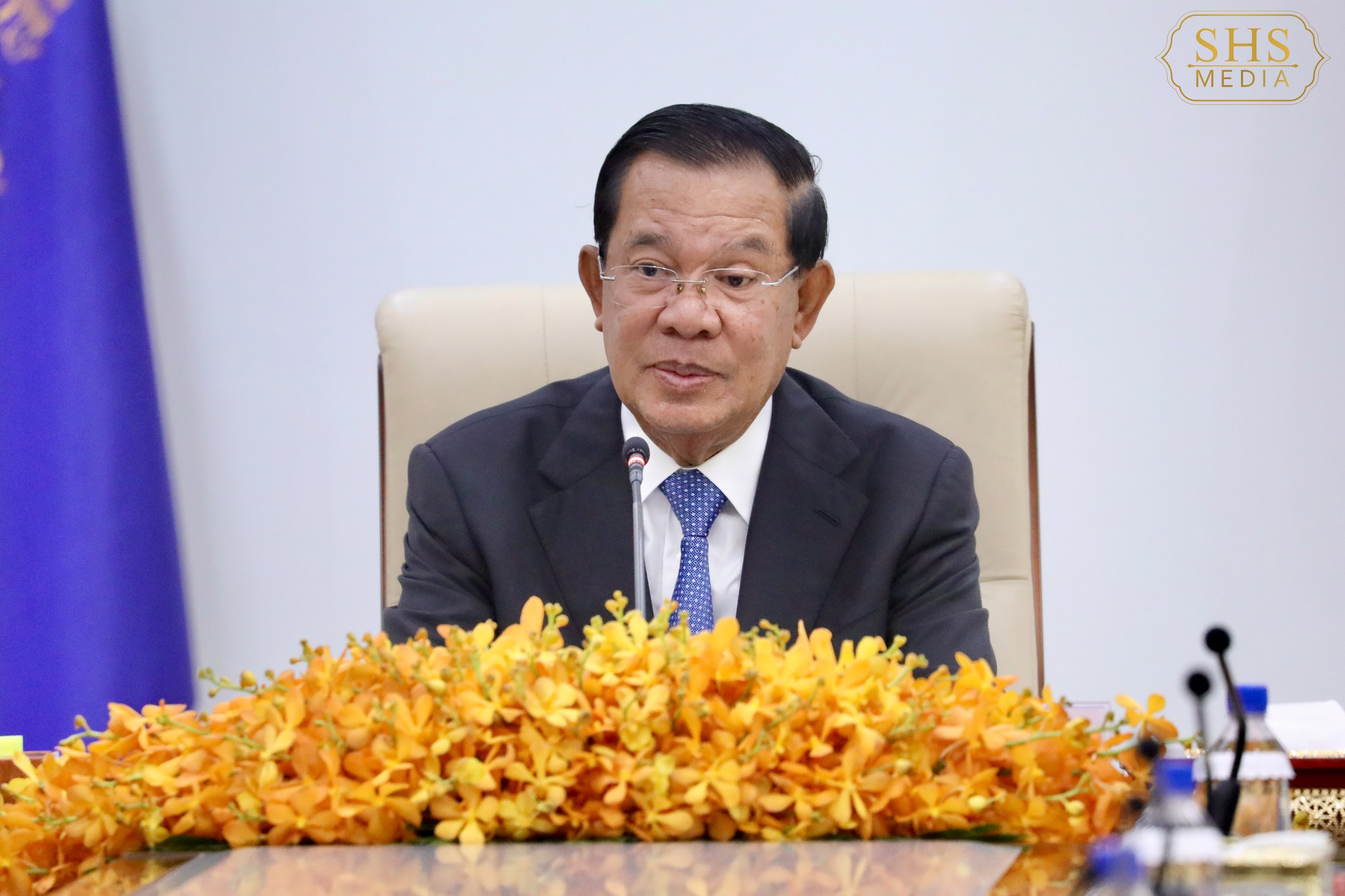 សម្ដេចតេជោ ហ៊ុន សែន ប្រធានព្រឹទ្ធសភាកម្ពុជា