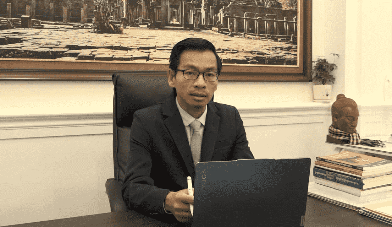 លោក ទូច សុខៈ អ្នកនាំពាក្យរងក្រសួងមហាផ្ទៃ។