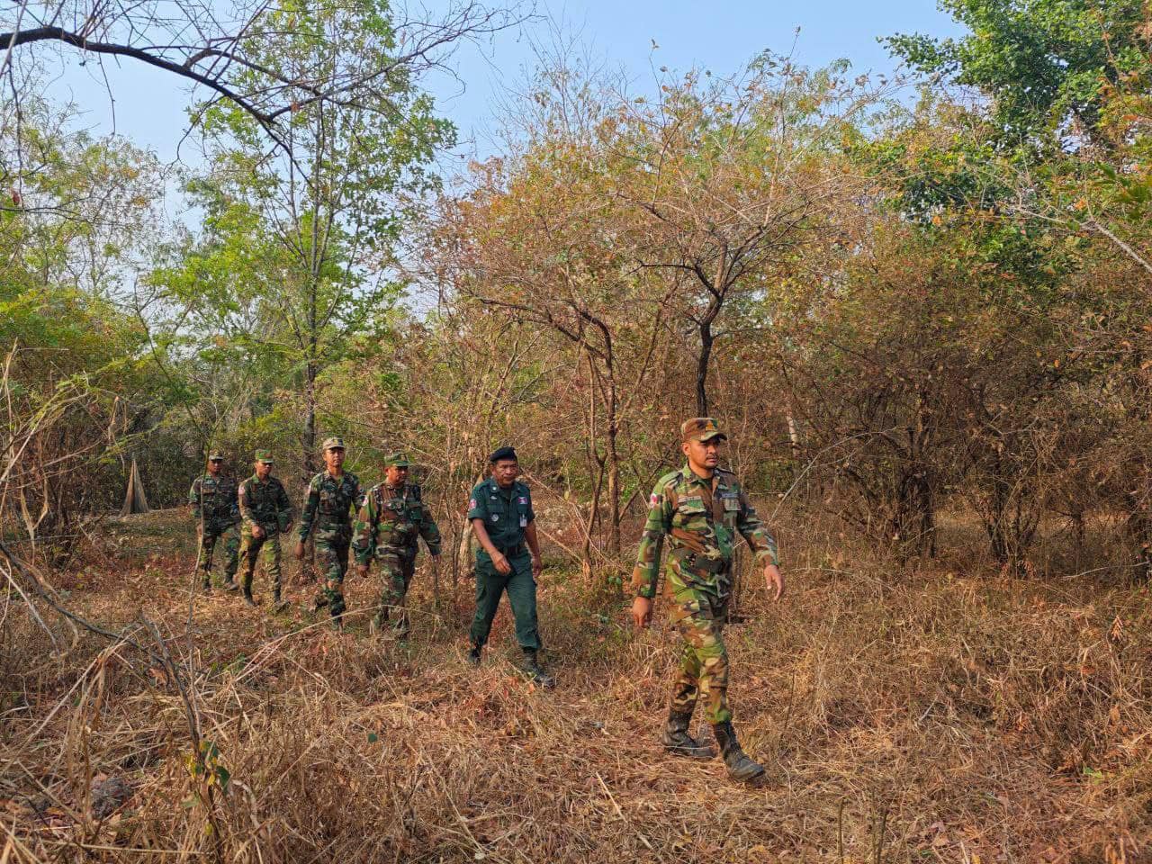 យោធាការពារព្រំដែនខេត្តបន្ទាយមានជ័យ