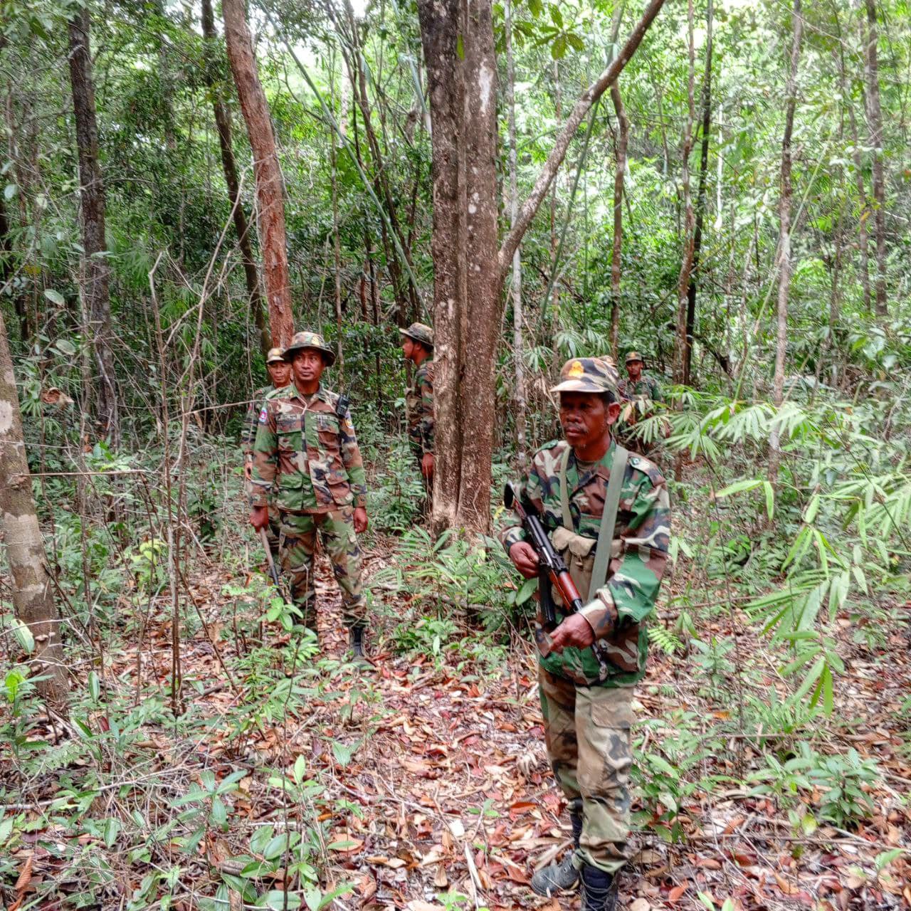 យោធាការពារព្រំដែនខេត្តកោះកុង