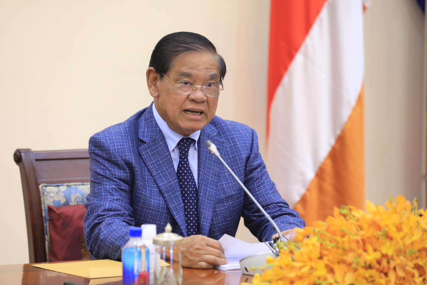 សម្តេចក្រឡាហោម ស ខេង ឧបនាយករដ្ឋមន្ត្រី រដ្ឋមន្ត្រីក្រសួងមហាផ្ទៃ