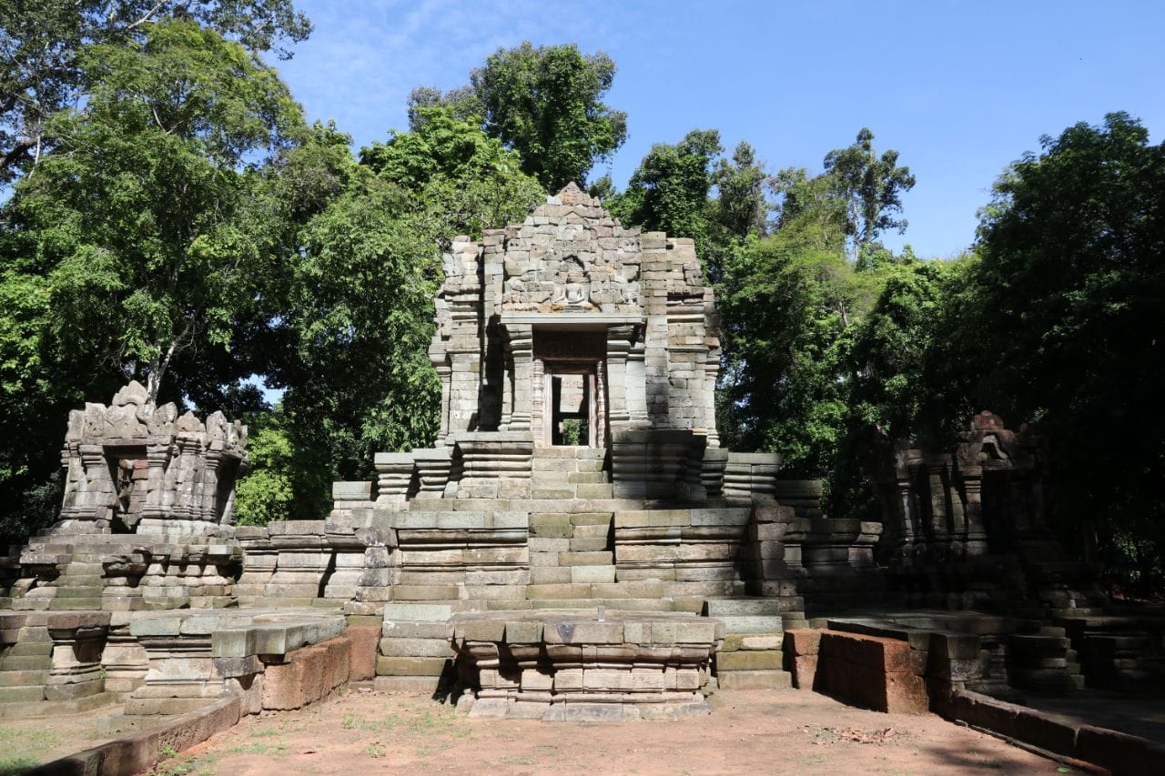ប្រាសាទតុបខាងលិច ក្រោយជួសជុលរួចទាំងស្រុង រូបភាព៖ អាជ្ញាធរអប្សរា