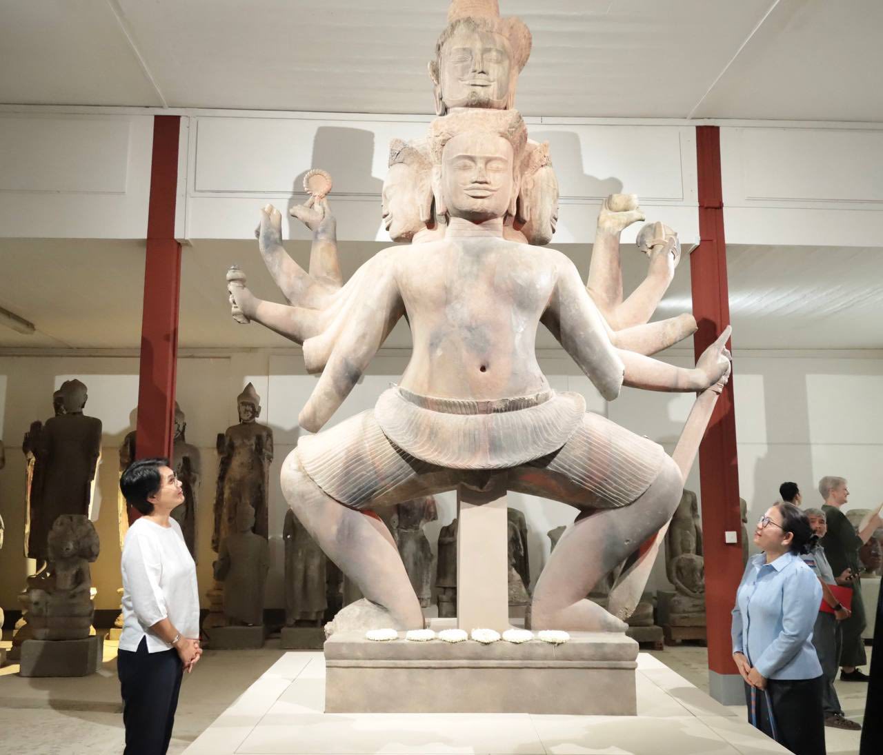 ប្រតិមាព្រះឥសូរដ៏ធំជាងគេមួយក្នុងប្រទេសកម្ពុជា។ រូបភាព៖ ក្រសួងវប្បធម៌&nbsp;