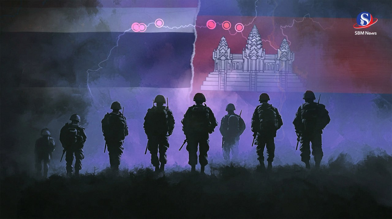 រូបភាពបញ្ជាក់ពីភាពតានតឹងតាមបណ្តោយព្រំដែនកម្ពុជា-ថៃ