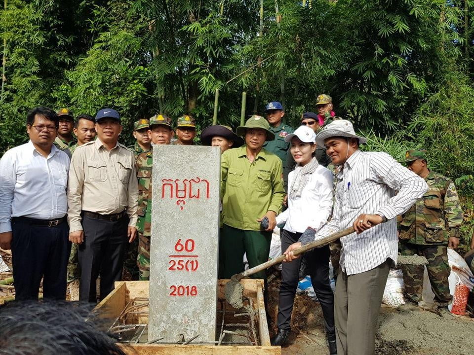 កម្ពុជា-វៀតណាម បោះបង្គោលព្រំដែននៅខេត្តមណ្ឌលគិរីនៅឆ្នាំ២០១៨