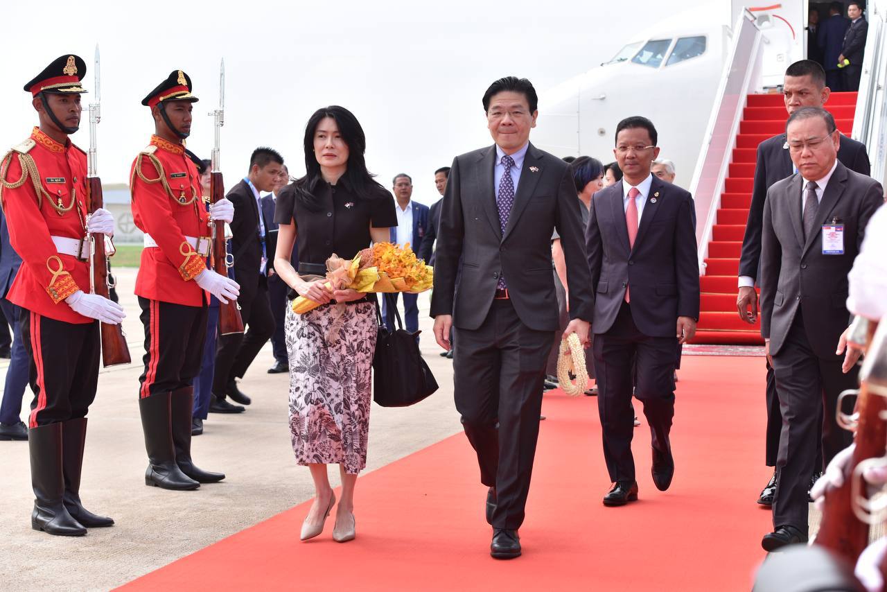 លោក ឡរ៉េន វ៉ុង និងភរិយា&nbsp;