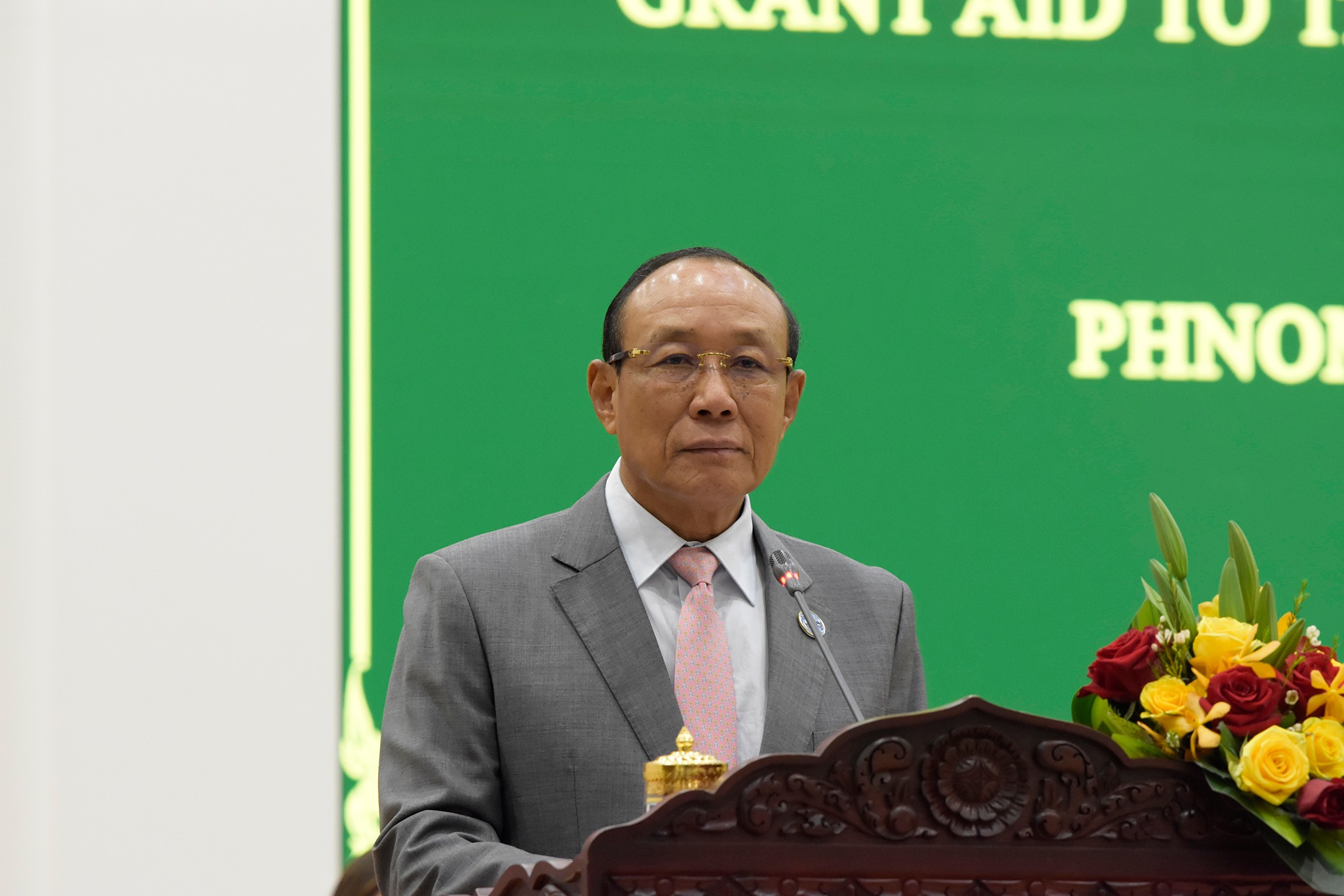 លោក ប្រាជ្ញ ចន្ទ&nbsp;ប្រធានគណៈកម្មាធិការជាតិរៀបចំការបោះឆ្នោត។ រូបភាព៖ គ.ជ.ប