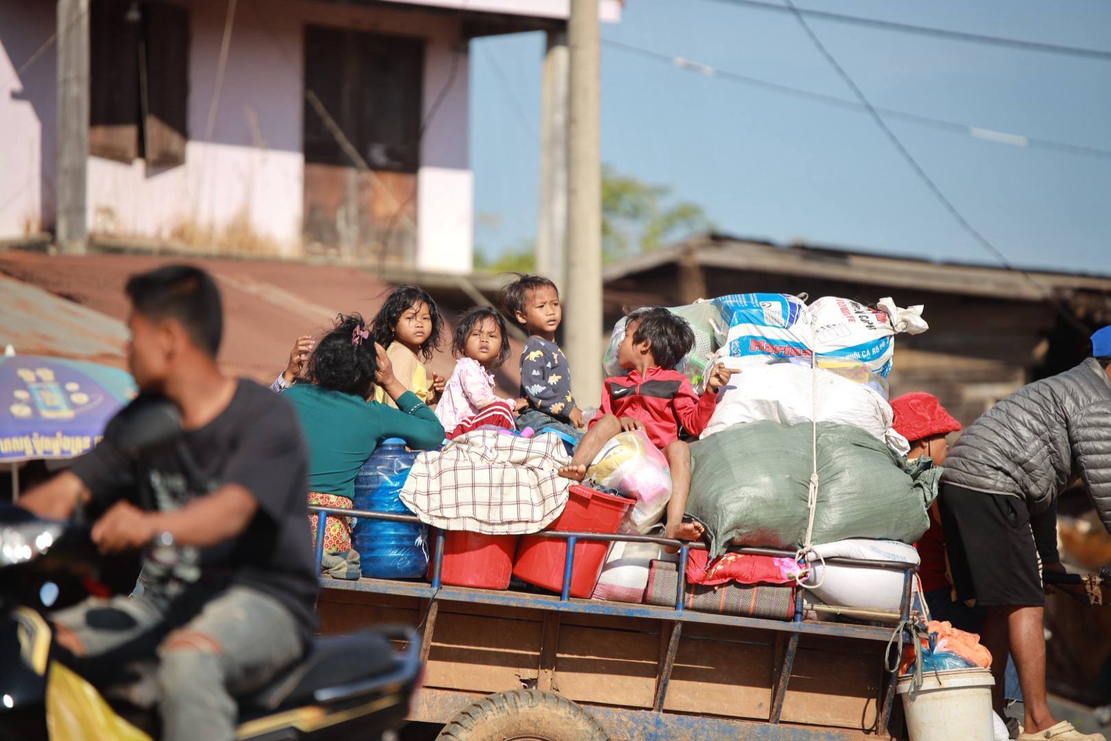 រូបភាពឯកសារ(ពលរដ្ឋកម្ពុជាភៀសសឹកកំលុងពេលសង្គ្រាមក្នុងខែធ្នូឆ្នាំ២០២៥)