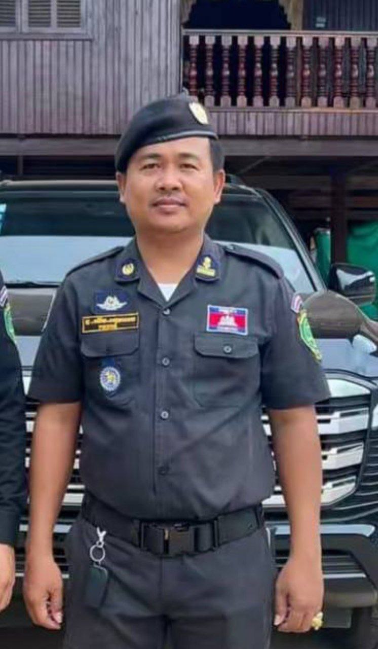 លោក ឈុន ឡេង កម្លាំងព្រហ្មទណ្ឌកម្រិតស្រាល នៃស្នងការដ្ឋាននគរបាលខេត្តក្រចេះ
