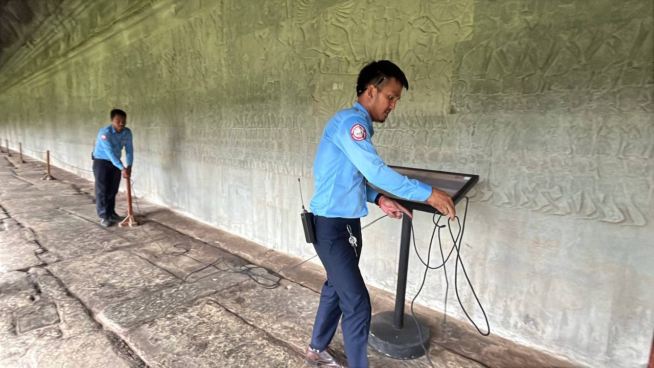 ទិដ្ឋភាពភ្នាក់ងារទេសចរណ៍រៀបចំនៅតំបន់អង្គរ។ ប្រភព៖ អាជ្ញាធរជាតិអប្សរា