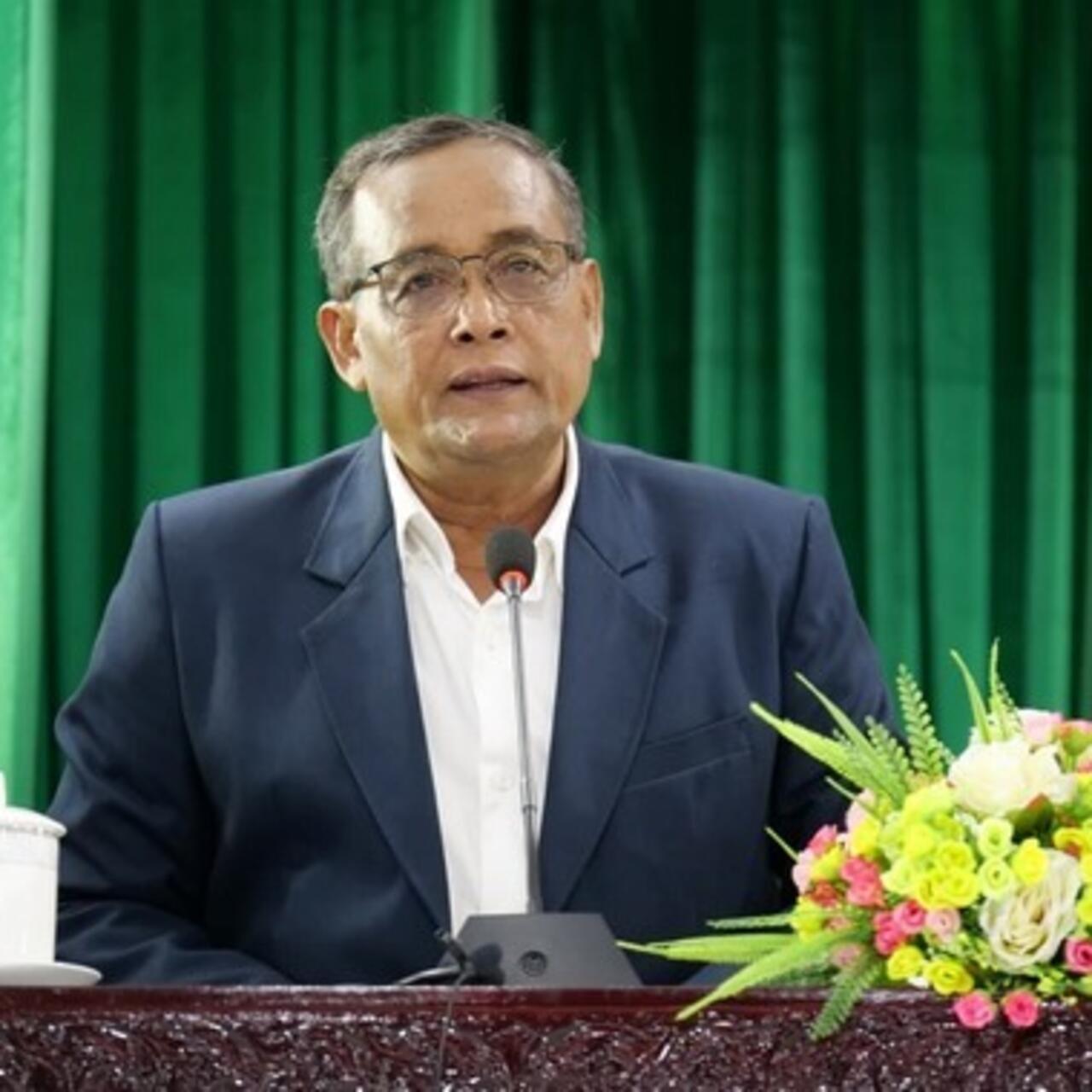 លោកបណ្ឌិត មាស នី&nbsp;អ្នកវិភាគនយោបាយ និងជាអ្នកសិក្សាពីការអភិវឌ្ឍសង្គម&nbsp;&nbsp;