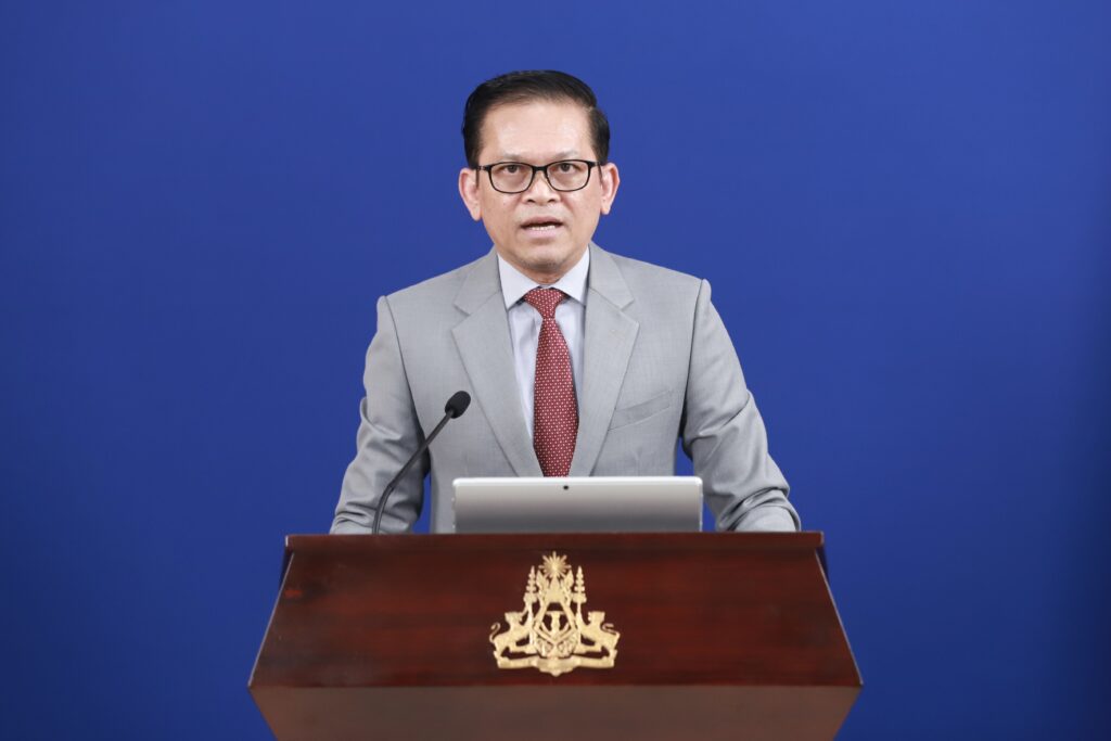 លោក ប៉ែន បូណា អ្នកនាំពាក្យរាជរដ្ឋាភិបាលកម្ពុជា