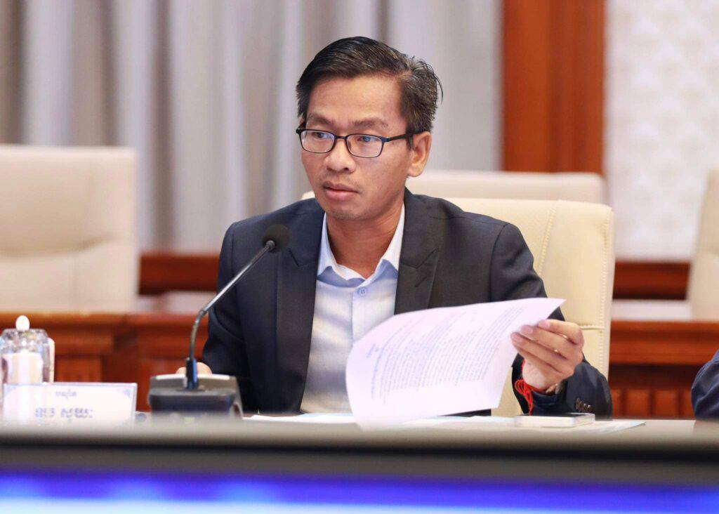 លោក ទូច សុឃៈ អ្នកនាំពាក្យរងក្រសួងមហាផ្ទៃ